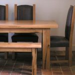 Oak kitchen table and chairs