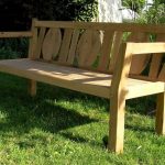 Bespoke bench with leaf design